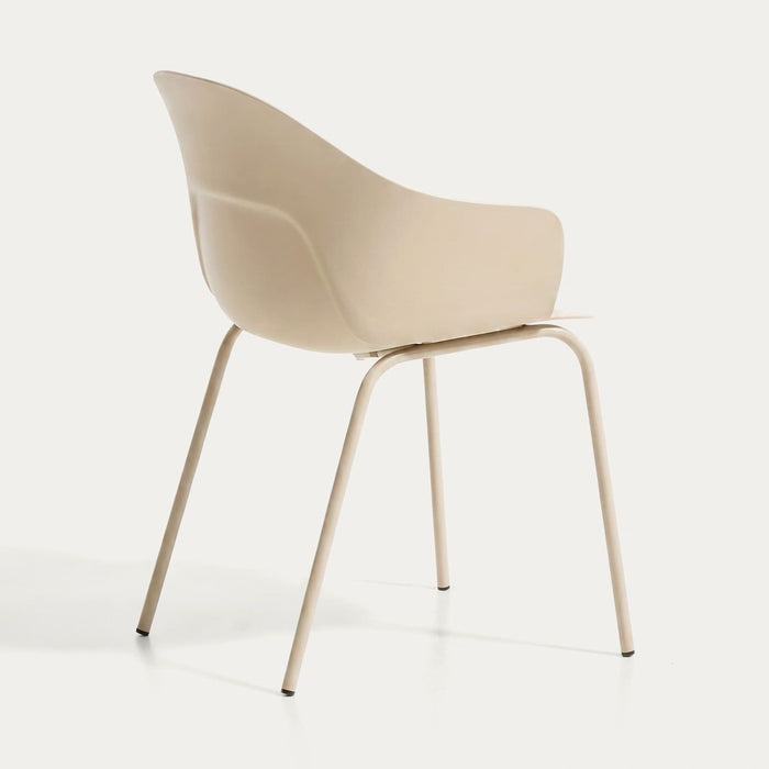 Chaise Cardona beige – vue de profil