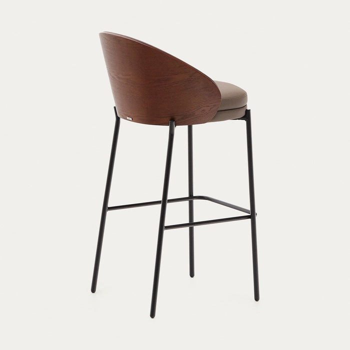 Tabouret Brava 77cm marron – vue de dos