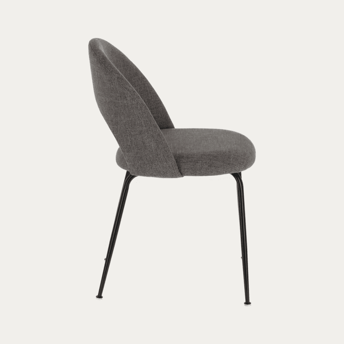 Chaise tissu et métal Renato