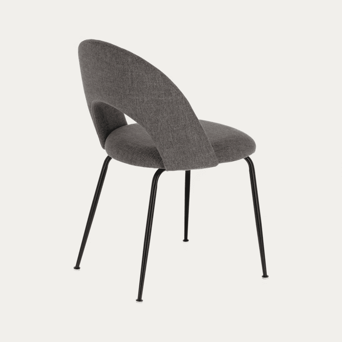 Chaise tissu et métal Renato