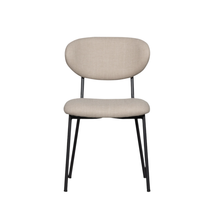 Chaise tissu tissé Kjeld