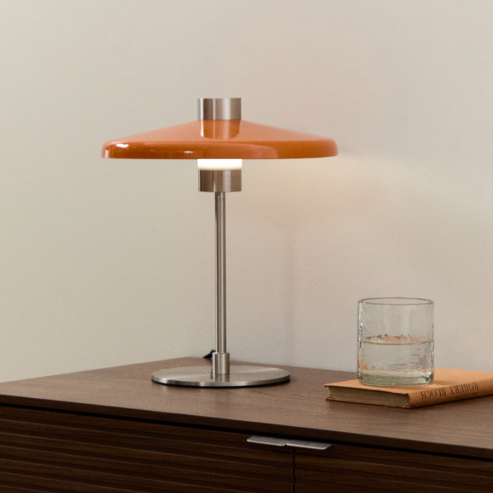 Lampe de table métal brossé Nuvira