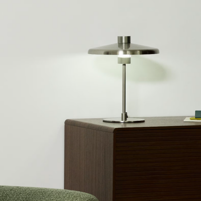 Lampe de table métal brossé Nuvira