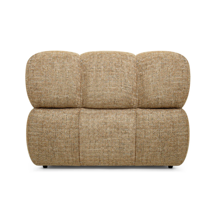 Chauffeuse tweed marron caramel Waffle - NV GALLERY