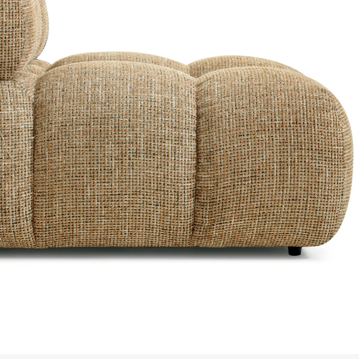 Chauffeuse tweed marron caramel Waffle - NV GALLERY
