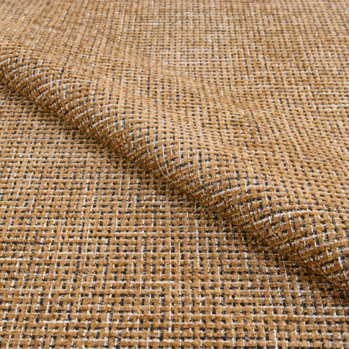 Chauffeuse tweed marron caramel Waffle - NV GALLERY
