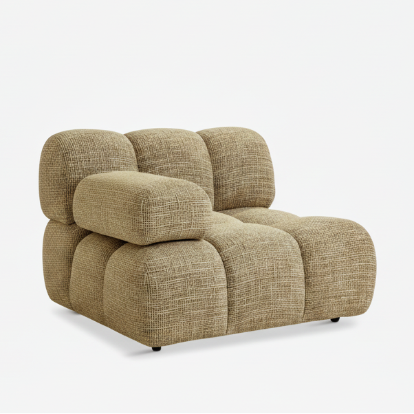 Fauteuil modulable Waffle avec accoudoir interchangeable