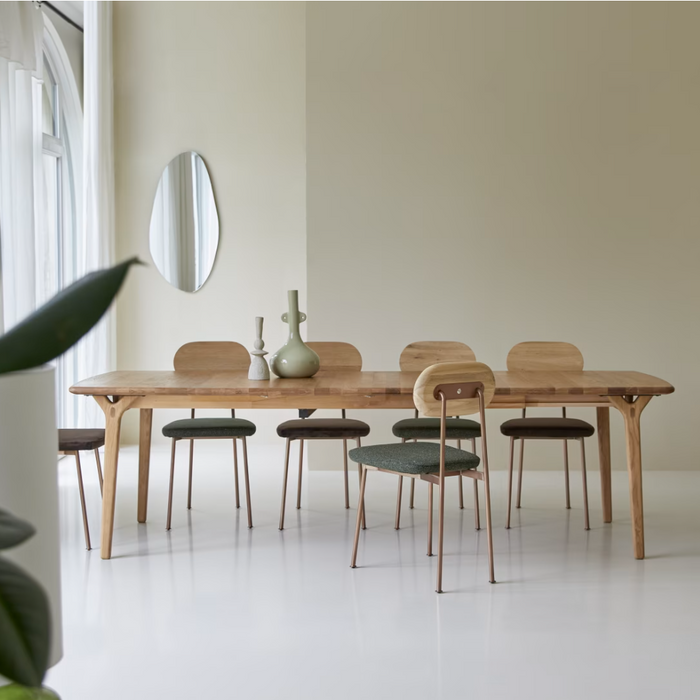 Table à manger extensible chêne Clara - Tikamoon