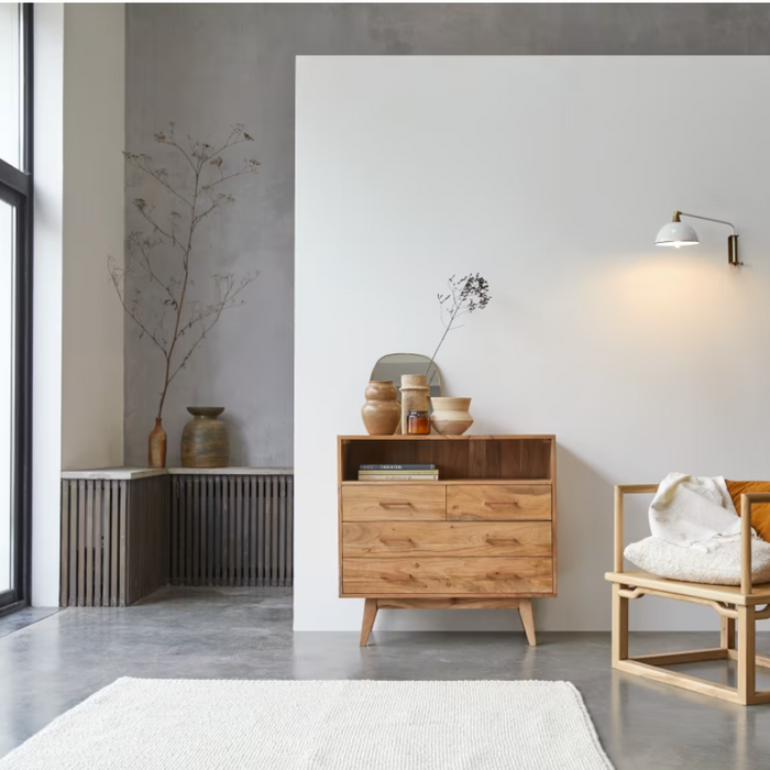 Commode acacia massif Oslo - Tikamoon