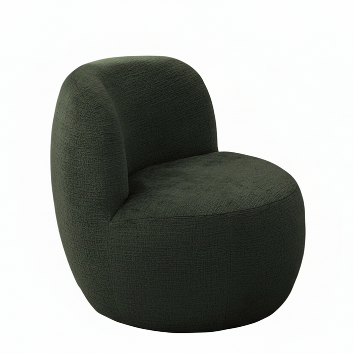 Fauteuil tissu chenille Wilmotte