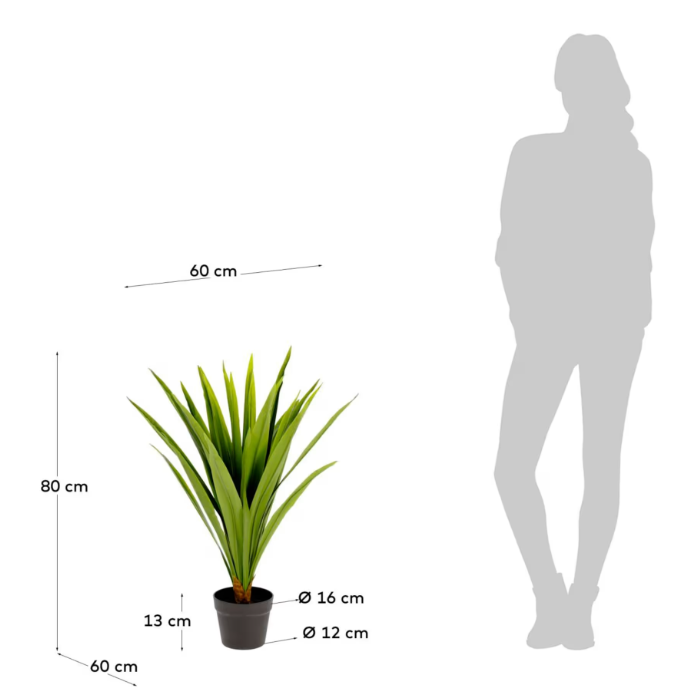 Plante artificielle Yucca Zelena 80 cm