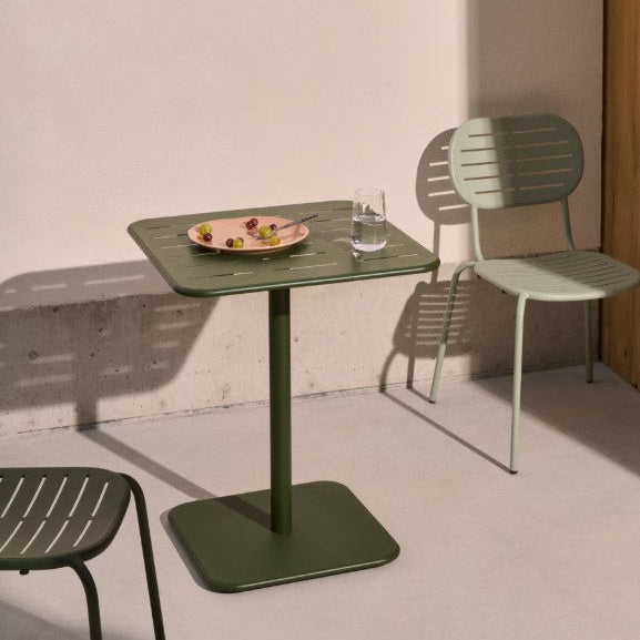 Table d'extérieur acier galvanisé Sévilla