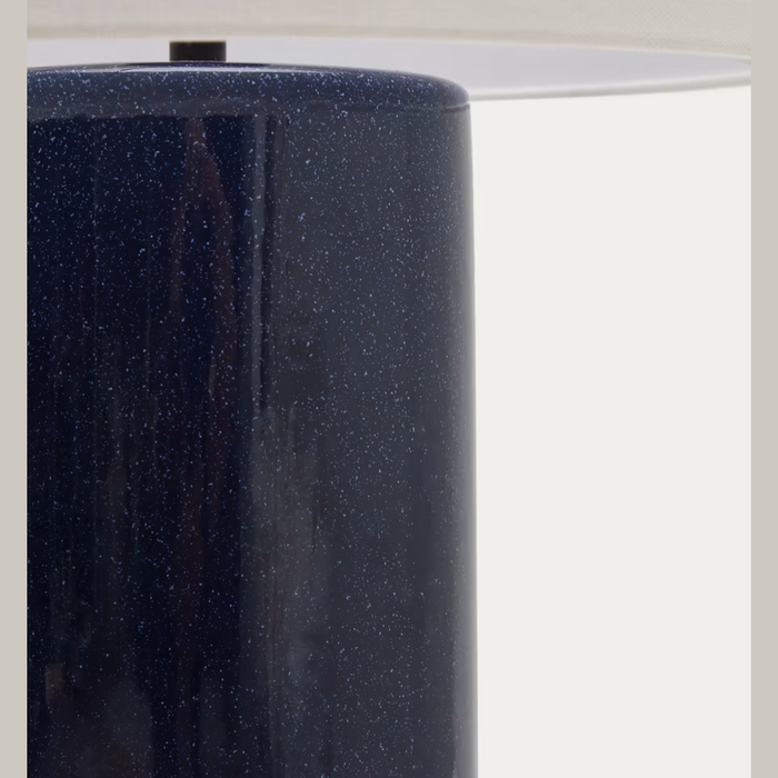 Lampe à poser céramique bleue Tamarit