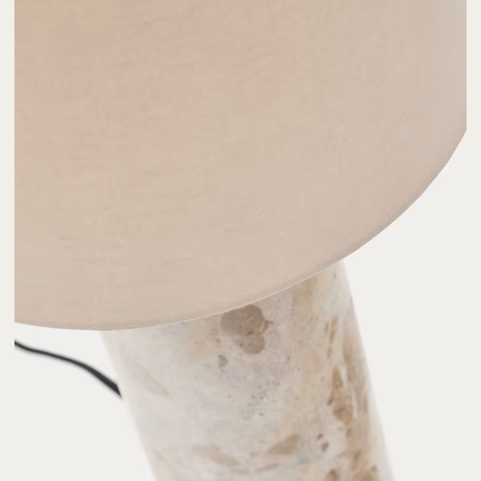 Lampe à poser marbre beige Altea