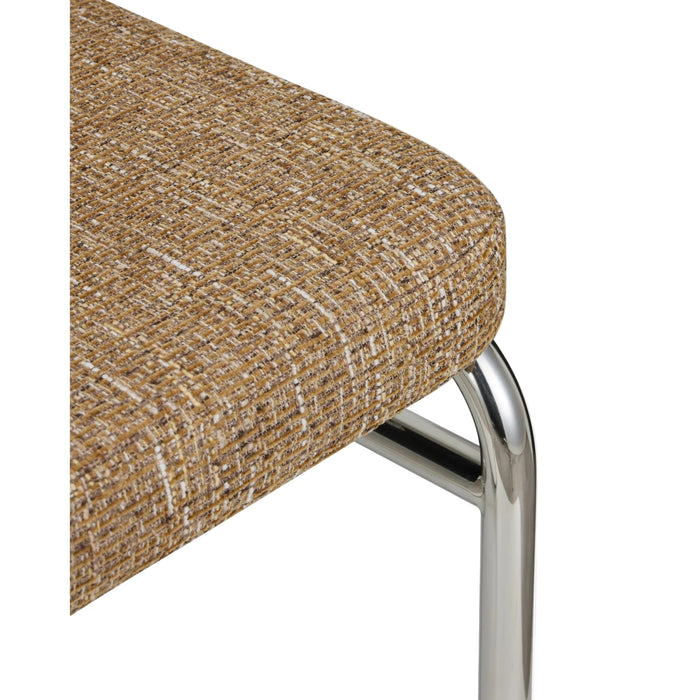 Chaise Uberto Tweed Marron Ristretto - NV GALLERY - vue arrière