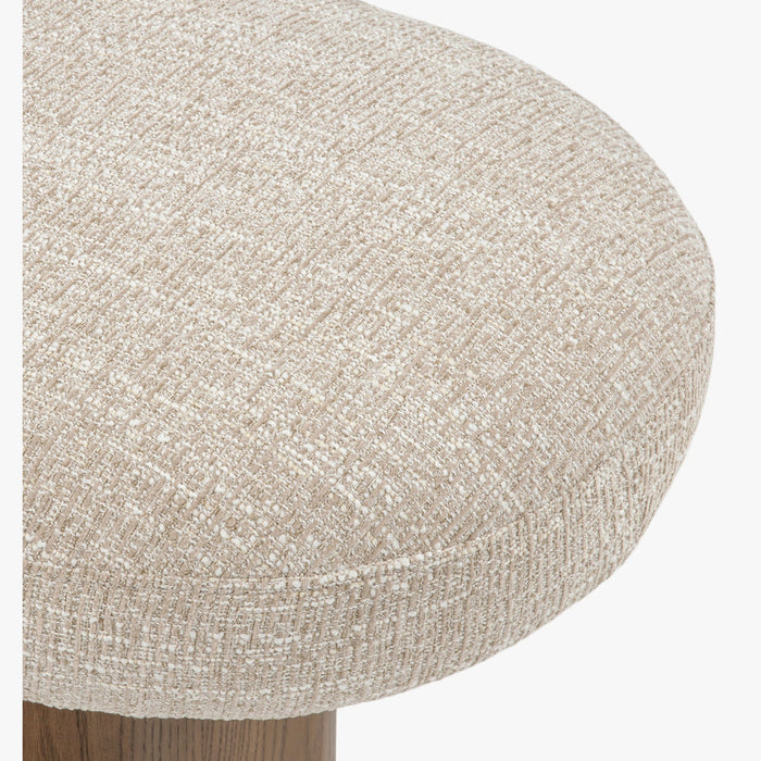 Banc Popa tweed beige - vue de dos