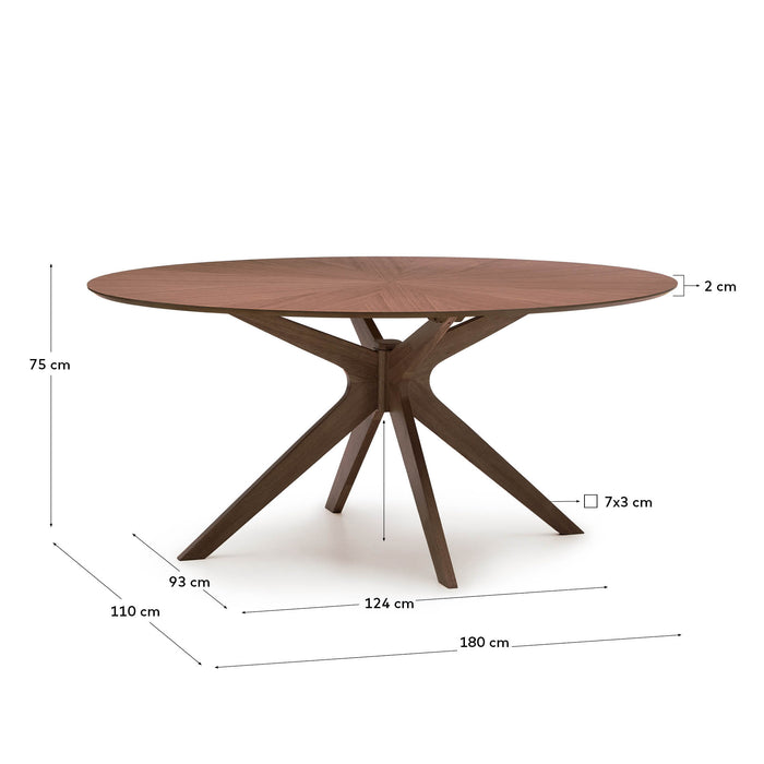 Table ovale chêne Meria