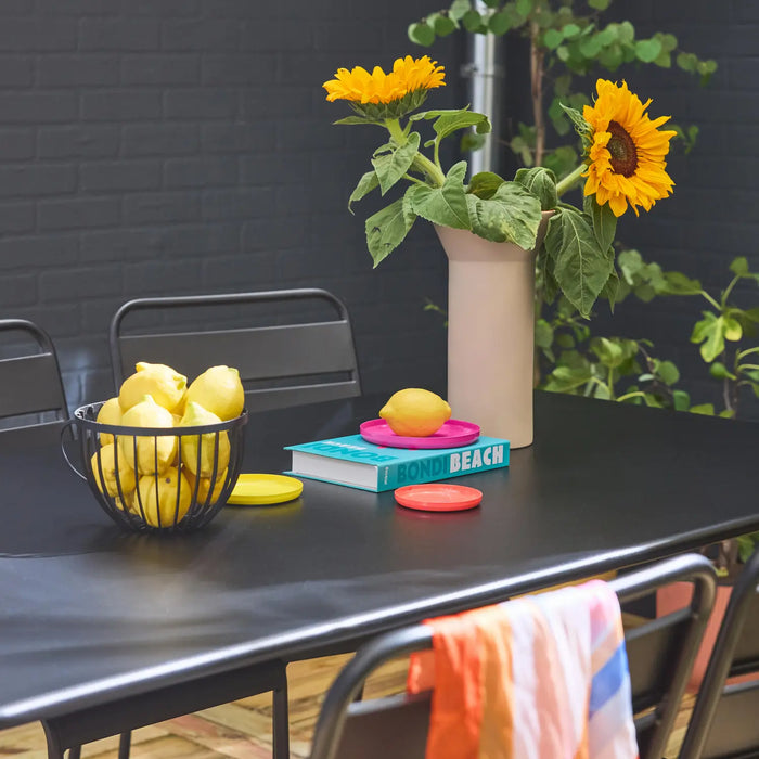 Table de jardin métal avec 6 chaises Monceau