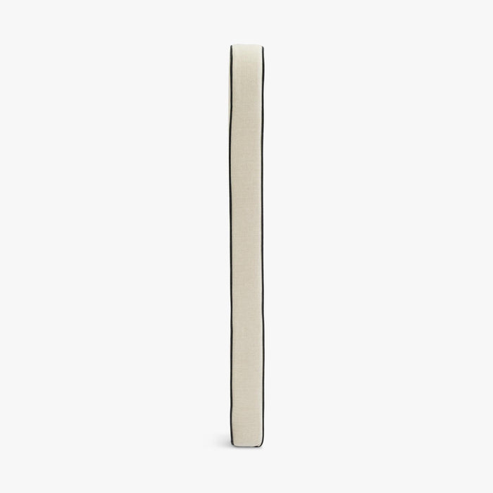 Tête de lit Atlante chenille beige – vue de dos
