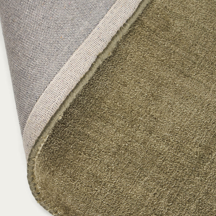 Tapis Cardona vert – vue de coin