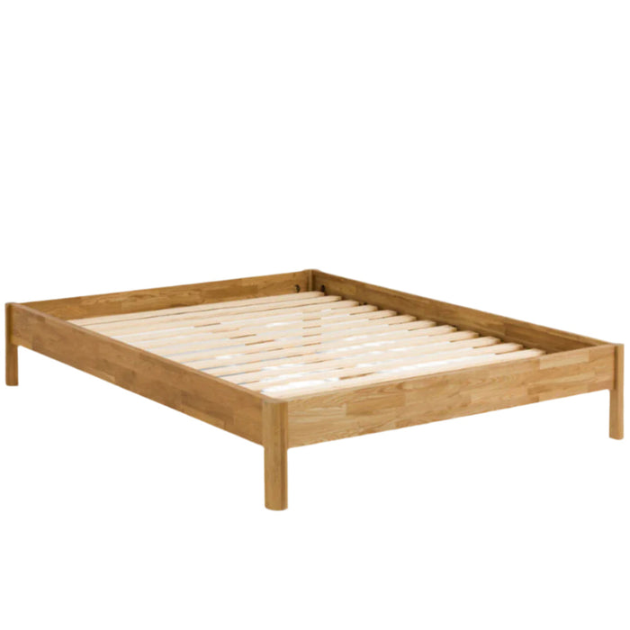 Lit en bois chêne massif Angèle