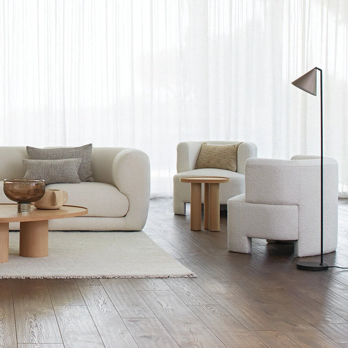 Fauteuil tissu bouclette Darrel - AM.PM