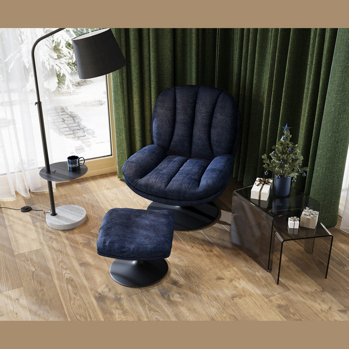 Fauteuil acier et tissu Lisboa - Akante