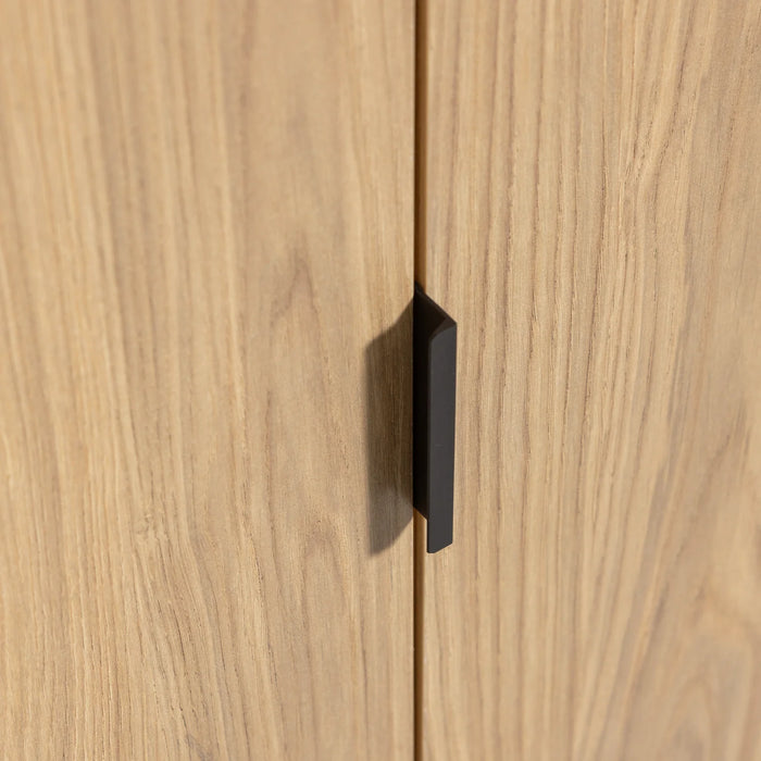 Armoire 2 portes MDF et chêne Silas
