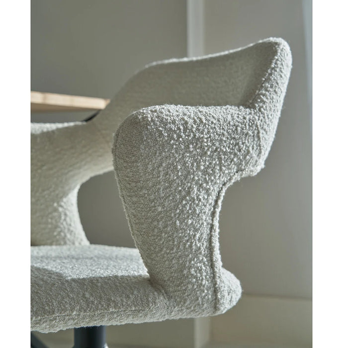 Chaise de bureau tissu bouclette Asyar - AM.PM