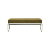 Banc velours et chrome Kyra - NV Gallery