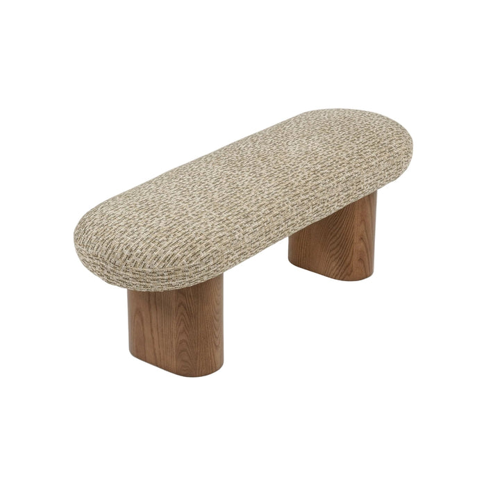 Banc Popa tweed vert - vue détourée