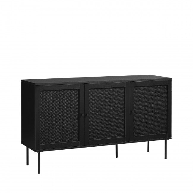 Buffet 3 portes bois et métal Herning