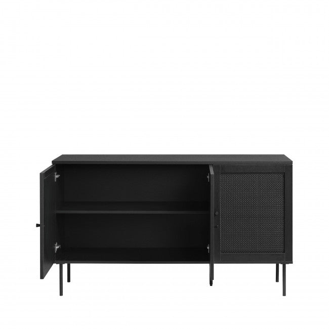 Buffet 3 portes bois et métal Herning
