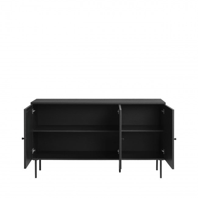Buffet 3 portes bois et métal Herning