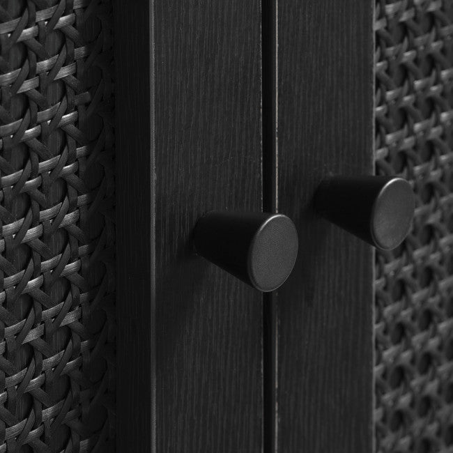 Buffet 3 portes bois et métal Herning