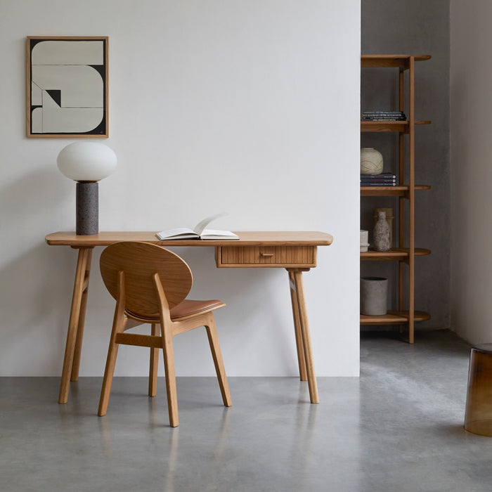 Bureau Yaël en chêne massif huilé – vue d'ensemble