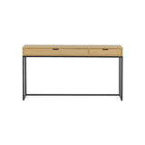 Bureau mélaminé et chêne Silas