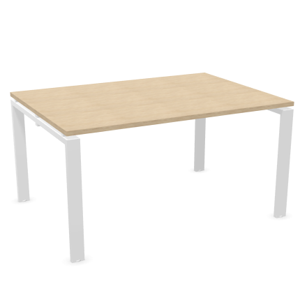 Table de réunion métal et bois MDF Urbec