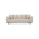 Canapé 3 places tissu pieds métal Kaufman - NV GALLERY