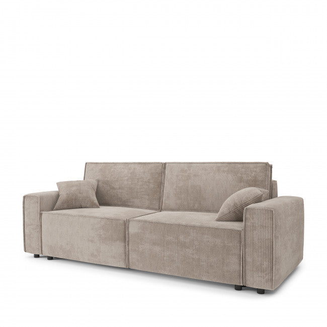 Vienna straight convertible sofa with storage