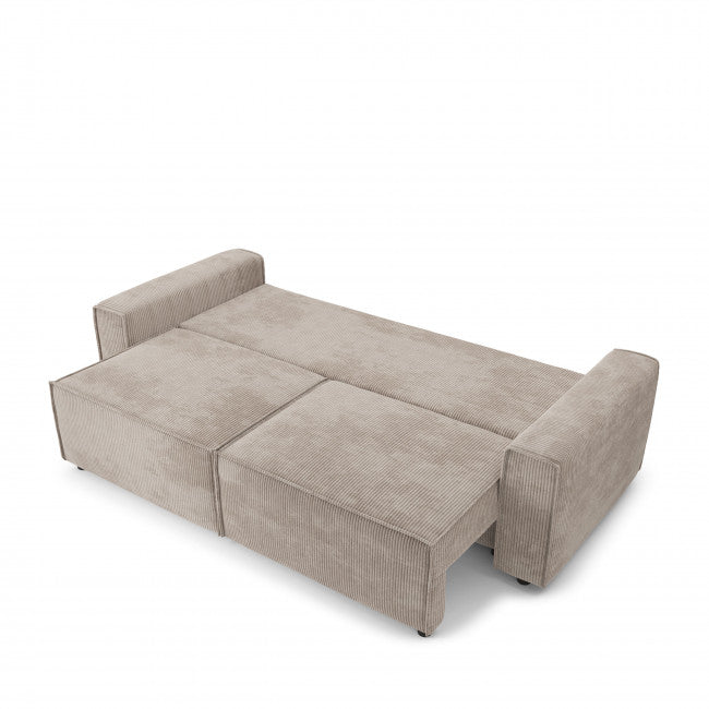 Vienna straight convertible sofa with storage