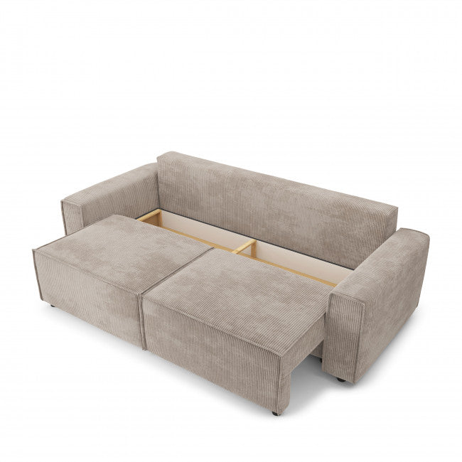 Vienna straight convertible sofa with storage