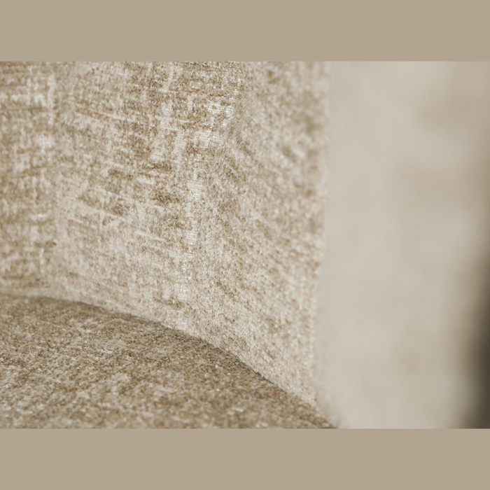 Chaise tissu et acier Londres - Akante