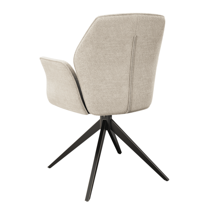 Chaise tissu et acier Vienna - Akante