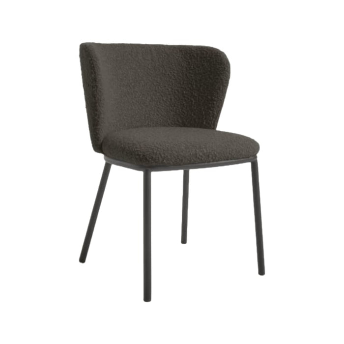 Chaise chenille et métal Avena