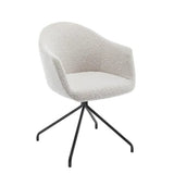 Chaise de bureau tissu et métal Kooij