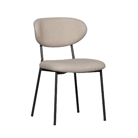 Chaise tissu tissé Kjeld