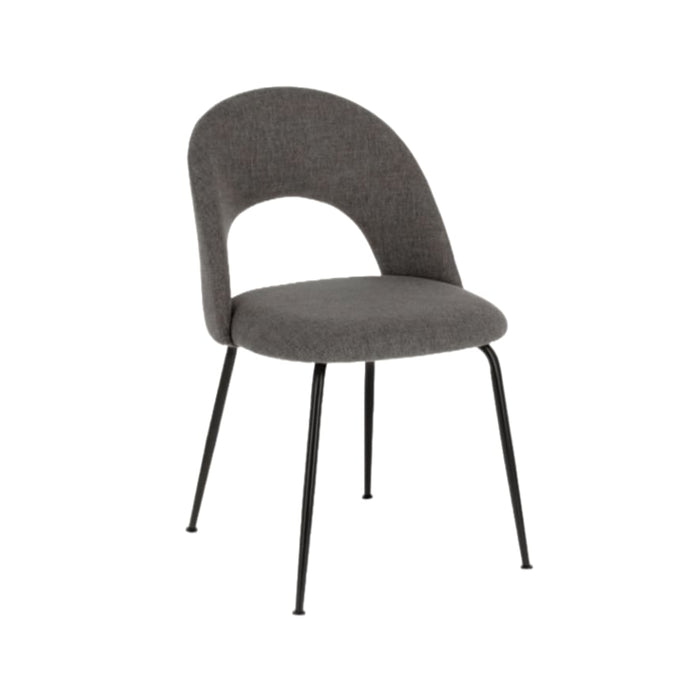 Chaise tissu et métal Renato