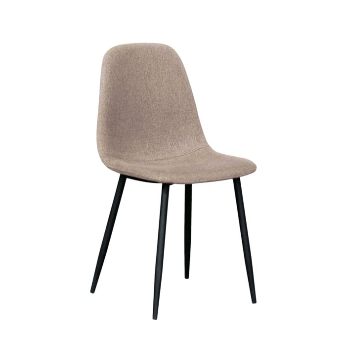 Chaise tissu et bois Stockholm