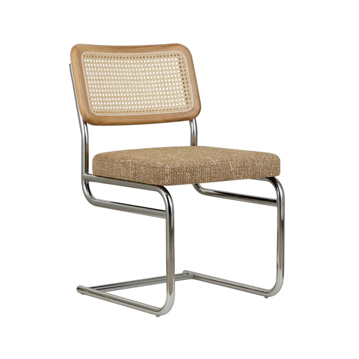 Chaise Uberto Tweed Marron Ristretto - NV GALLERY - mise en ambiance